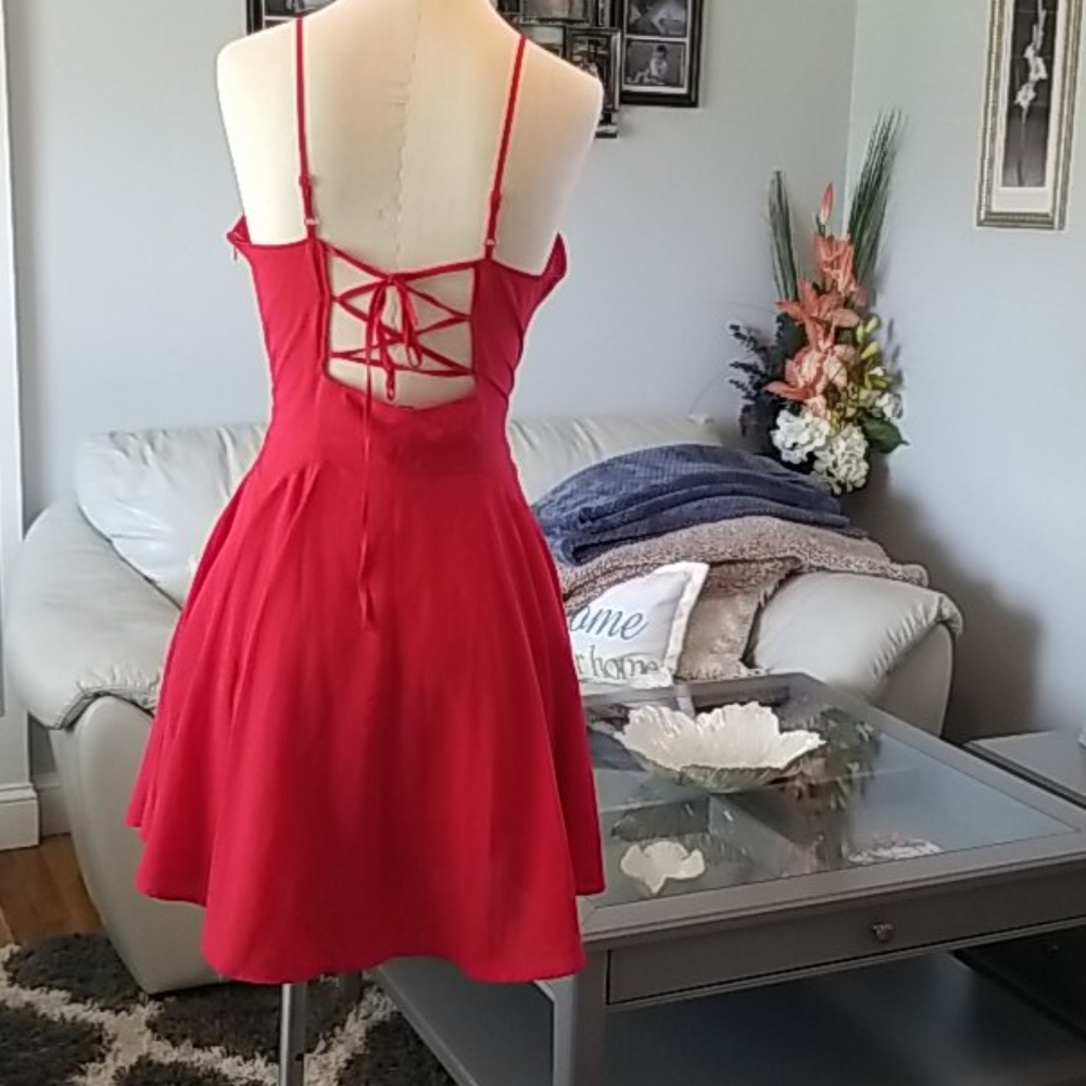 Red dress
